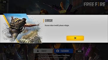 Access Token Invalid Please Relogin in Free Fire || Network Connection Error || Game Not Opening