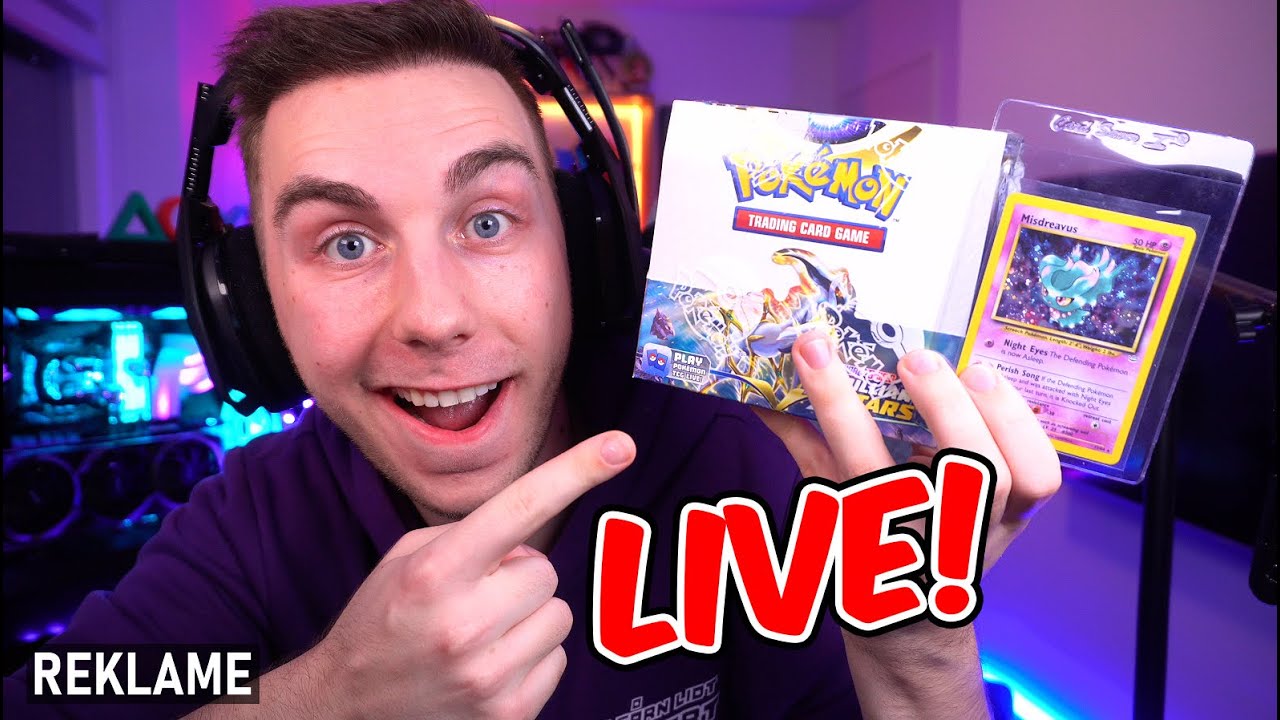Åbner en HEL KASSE POKÉMON - LIVE!