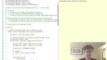 Sudoku in Differential Dataflow (part 1)