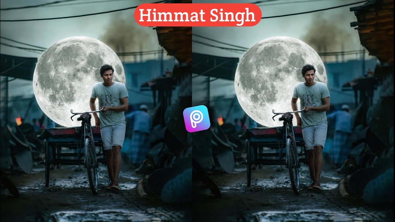 Himmat Singh Big Moon Photo Editing | Himmat Singh Photo Editing | I Am Himmat Singh Photo Editing
