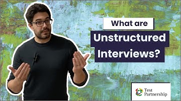 What are Unstructured Interviews?
