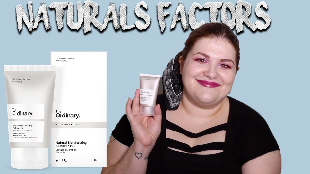 La crema de The Ordinary, Natural Mousturizing Factors + HA