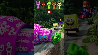 Gummybear Va Spiderman Vs Ironman Vs Barbie Vs Mcqueen Vs Bollard Yashl163