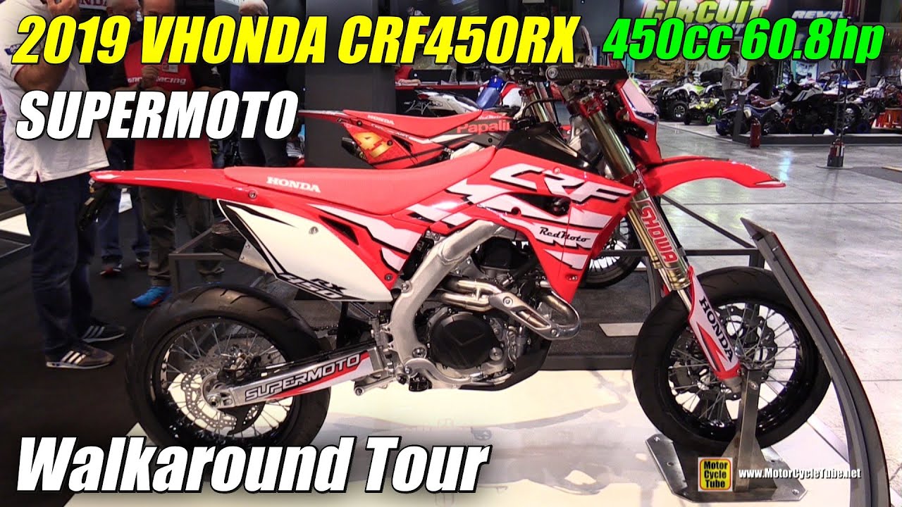 2019 Honda CRF450RX Supermoto - Walkaround - 2018 EICMA Milan