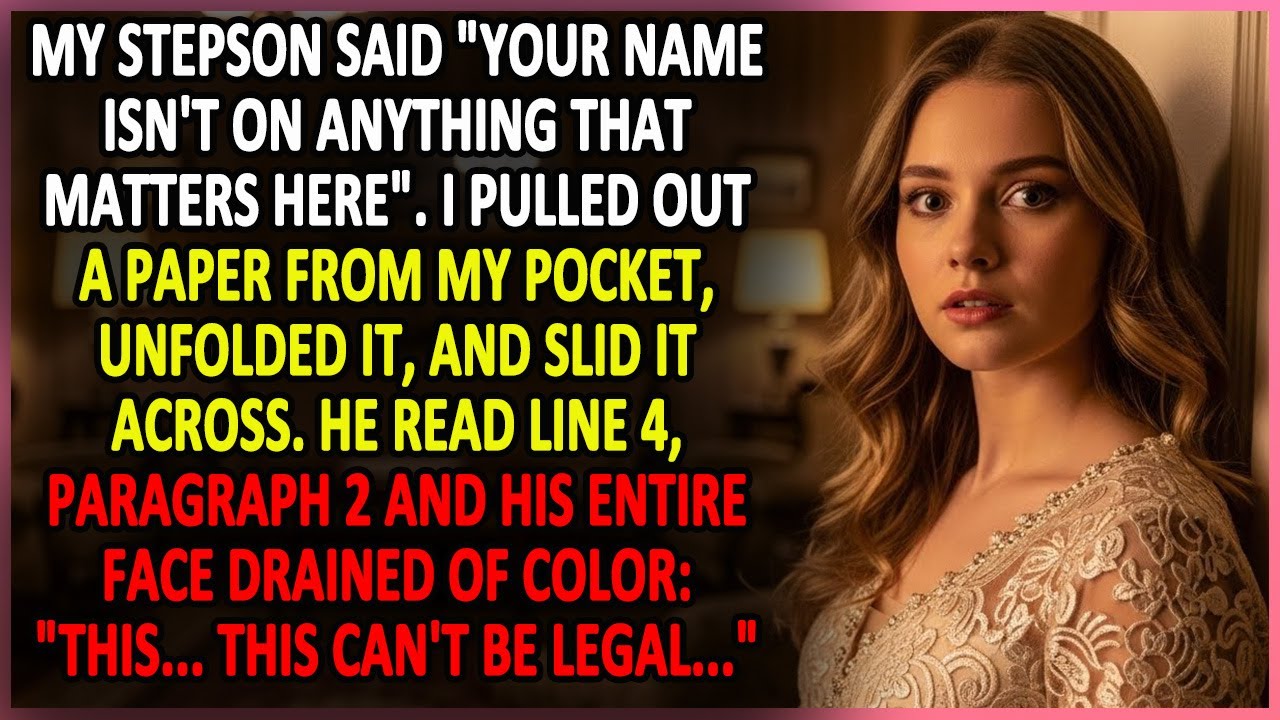 HE ACTIVATED A LEGAL TRAP AND EXILED HIS DISRESPECTFUL FAMILY