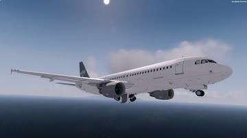 P3D v4 | FSlabs A320 | gusty approach & rough landing at Tenerife Sur | HD