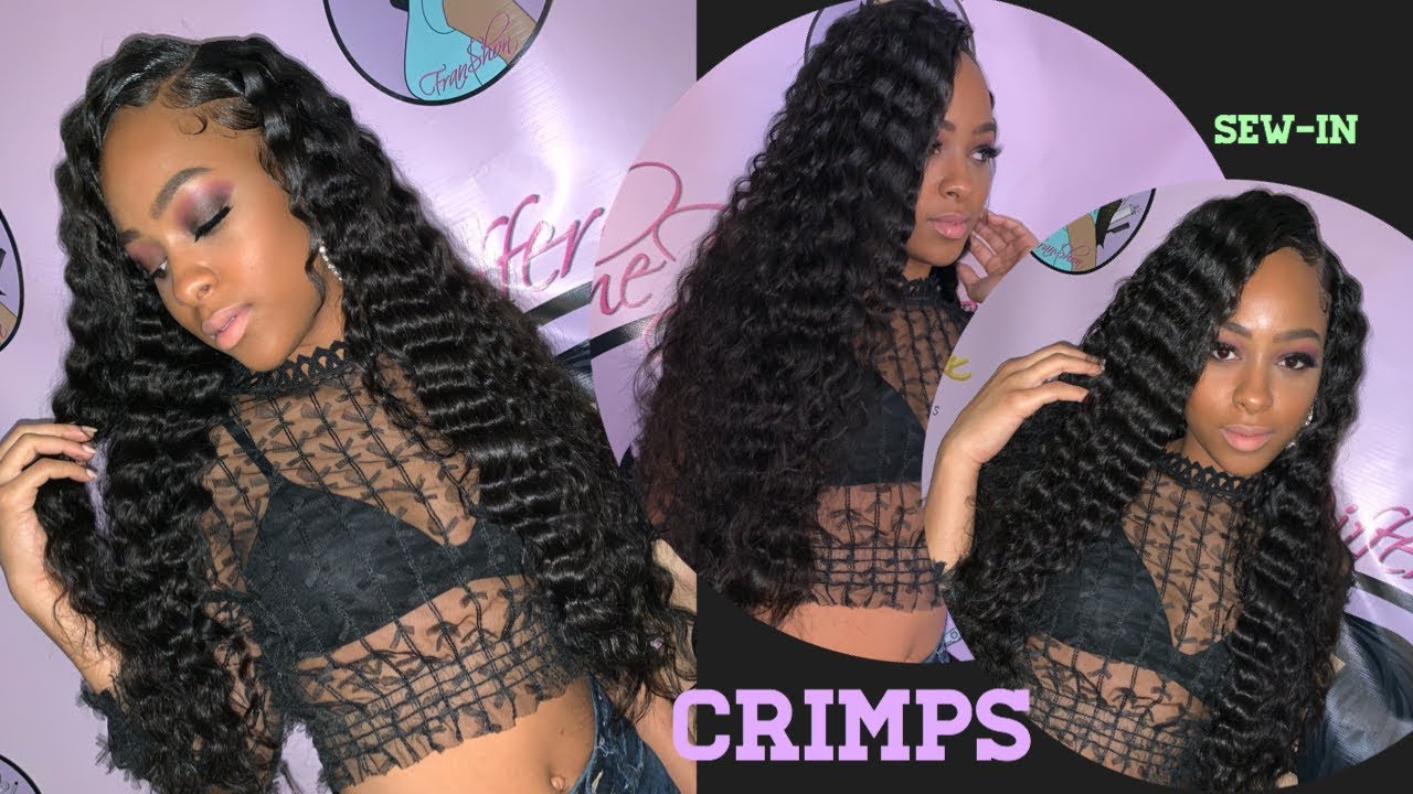 CRIMPS, SIDE PART SEW-IN