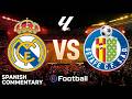 Real Madrid vs Getafe | La Liga | Comentarios en Español | eFootball PES | Simulación de Partido