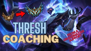 THRESH WILL FREE YOU FROM LOW ELO || Gold Thresh Coached by Grandmaster Support