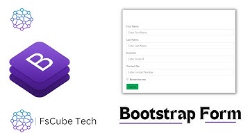 Bootstrap form Design | Create Bootstrap form | FsCube Tech