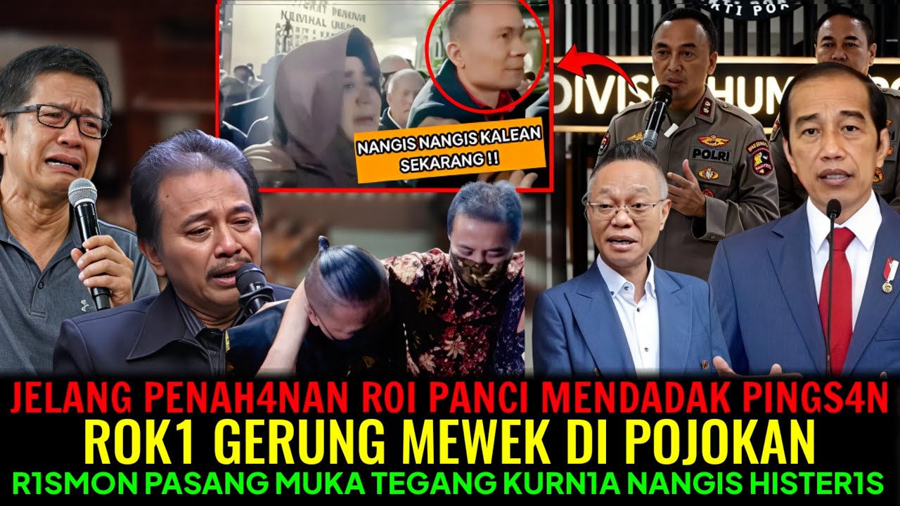 JELANG PEN4HANAN ROI PANCI MENDADAK PINGS4N😱ROKI GERUNG MEWEK DI POJOKAN🤭 KURNIA NANGIS HISTERIS 