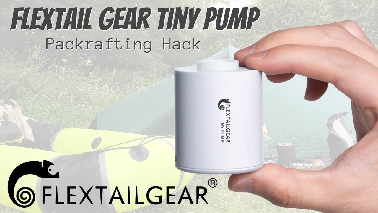 Flextail gear tiny pump Rechargable Packraft Pump. YouTube