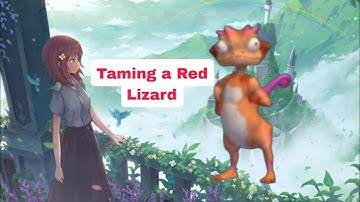 How To Tame A Red Lizard In Utopia Origin | Full Guide | Location | Utopia Origin