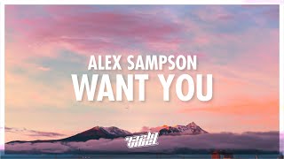 Alex Sampson - WANT YOU! (Lyrics) | if you feel like you miss me and wanna text me don't (432Hz)