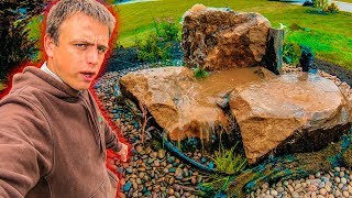 Gorgeous BUBBLING ROCK at Front Door | ON THE JOB