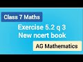 Class 7 Exercise 5.2 q-3 In the adjoining figure. p||q Find the unknown angles