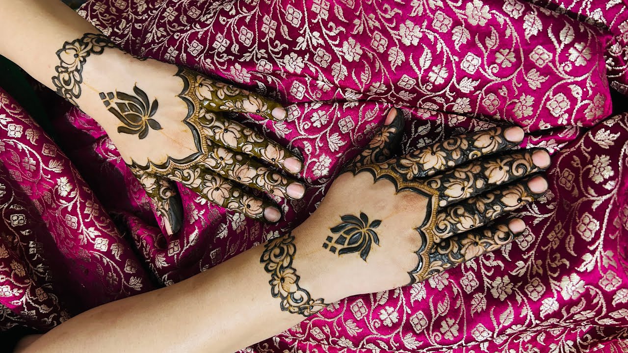 Hina Khan’s Wedding Henna Design | Viral Henna Design | Simple Henna Design ❤️ @MeherinsHenna 
