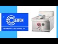 Vídeo: Freidora Industrial a Gas Butano de 14 Litros Simple Sobremesa ®Cleiton