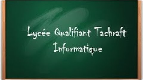 Algorithme les Instructions de Contrôle