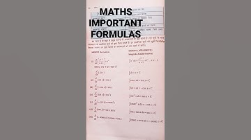 CUET MATHS MOCK TEST  Maths Calculas Important Formula CUET MOCK TEST #cuet2022 #shorts #motivation