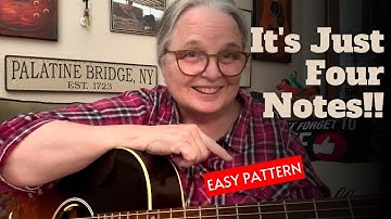Learn This PATTERN **  Only 4 Notes! ** Learn Your Guitar Fingerboard. (Gibson L1)