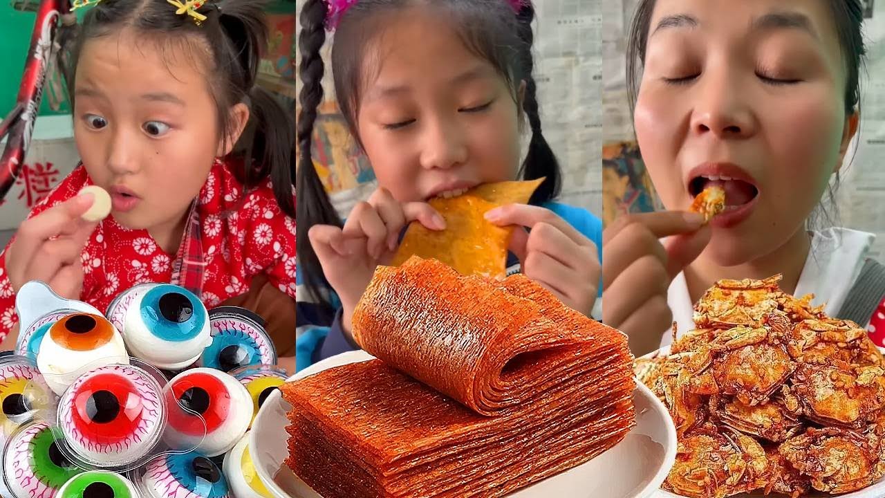 Kumpulan video TikTok camilan Tiongkok jaman dulu, kompilasi camilan Tiongkok masa kecil EP391