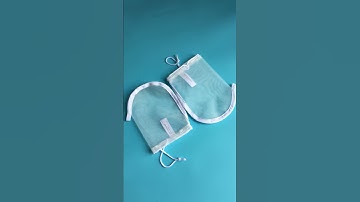 500 micron 4inch-9inch size 3 NMO mesh filter bag with drawstring top