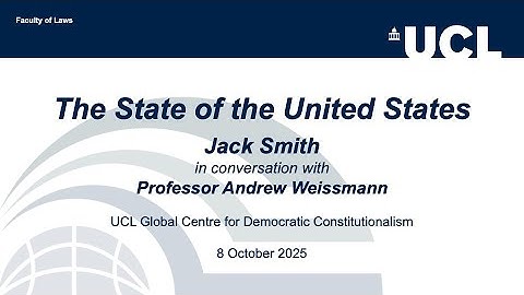 The State of the United States: A Conversation with Jack Smith
