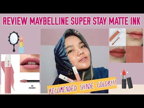 Wear Test of Maybelline Superstay Matte Ink Pink Collection Liquid Lipstick shade: 175 Ringleader pr. 