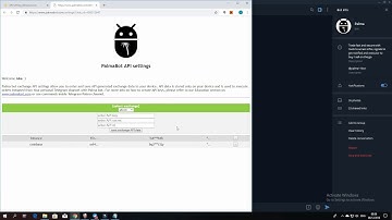 #2 PalmaBot API setup