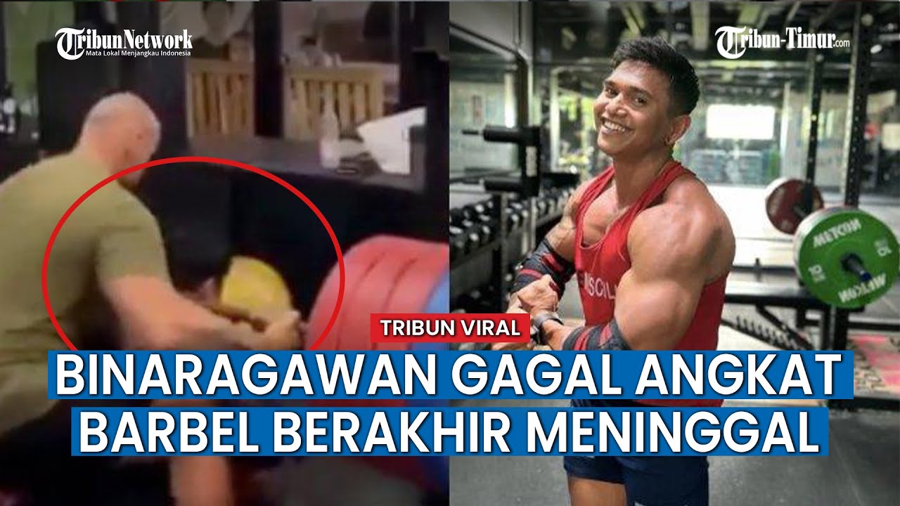 Video saat Justyn Vicky Mengangkat Barbel Seberat 210 Kg Beredar Ramai