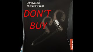 Lenovo X3 BT Headphones (they are NOT 