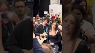 Angelina Mango - Imagine (John Lennon Cover) | Live @ Eurovision Song Contest Press Center | Italien