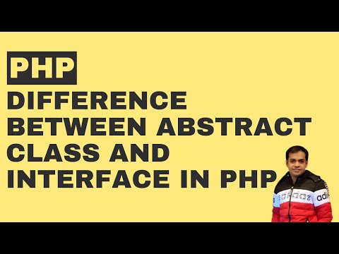 Difference between abstract class and interface in PHP.