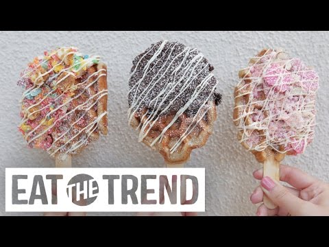 Videó: A Waffle Pops A Legújabb élelmiszer-trend