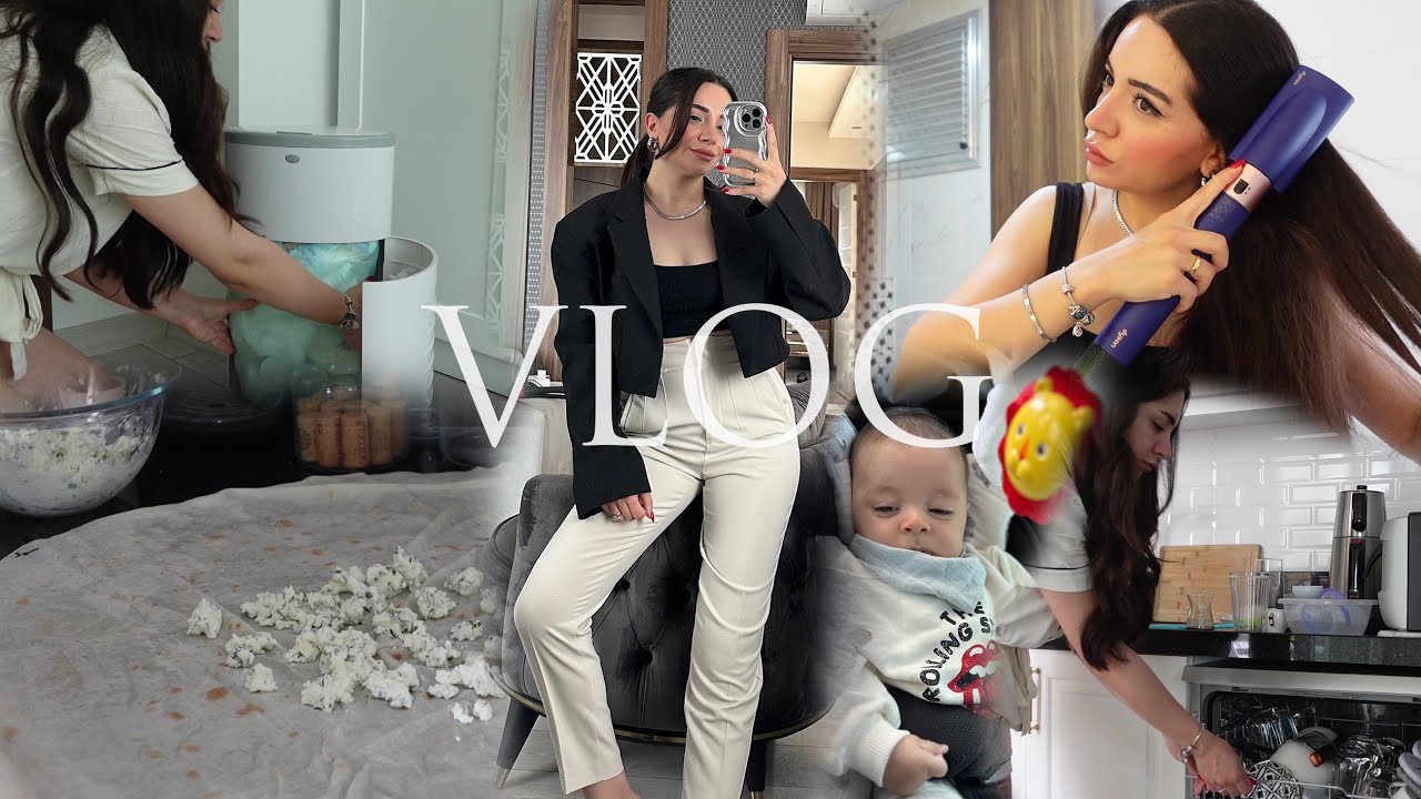 VLOG | SABAH RUTİNLERİM | KOKMAYAN BEBEK ÇÖP KUTUSU KORBELL | PRATİK GÖZLEME | ARKADAŞLARLA YEMEK