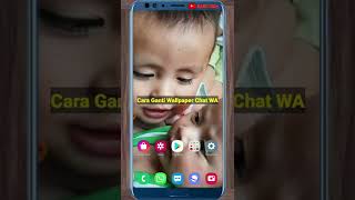 Cara Ganti Wallpaper Background Chat Whatsapp #Shorts screenshot 4