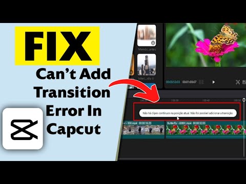 How To Solve There Are No Continuous Clips At Current Position, Can’t Add Transition Error In CapCut