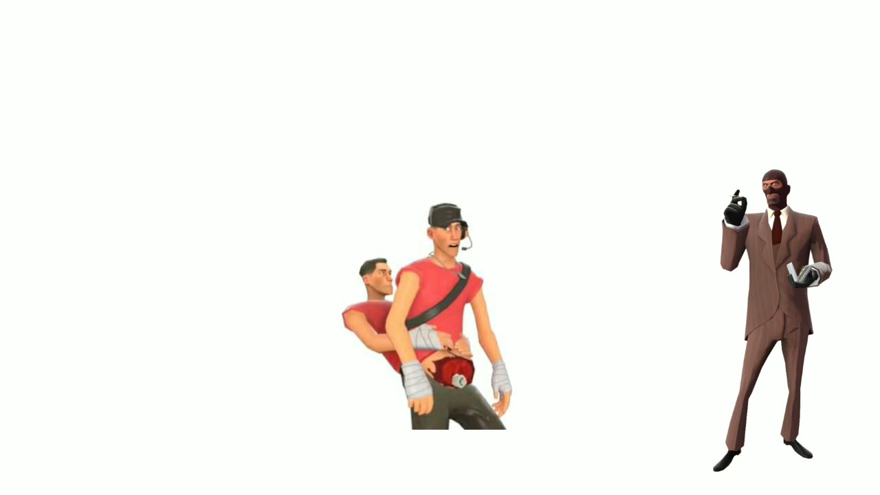 Spy gets freaked out by Corpse carrier (TF2)