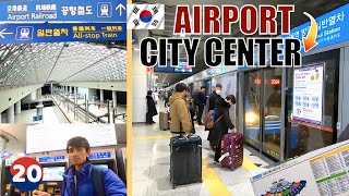 How to get Incheon Airport to Seoul by Train #TRAVELTREKKER