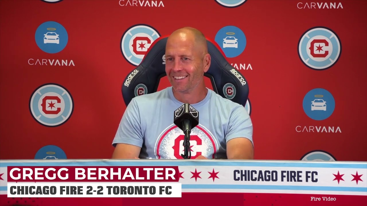 Gregg Berhalter Chicago Fire 2 2 Toronto FC 