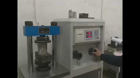 Thí nghiệm nén mẫu bê tông hiện trường