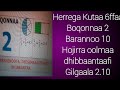 Herrega Kutaa 6ffaa Boqonnaa 2 Barannoo 10 Gilgaala 2 10