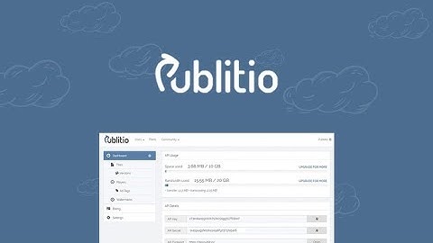 Lifetime Access to Publitio for $49 00 Sept 2018