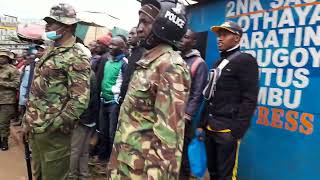 Rejectfinancebill; Police ready to use teargas in Nyeri