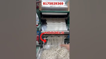 Chowmein Making Machine | Noodle making machine