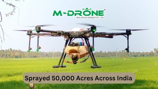 Sprayed 50,000 Acres | Agricultural Spraying Drone | Type Certified Agricultural Drone
