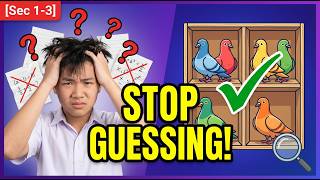 The Pigeonhole Principle Explained (Solve Proof Question in 3 Steps)