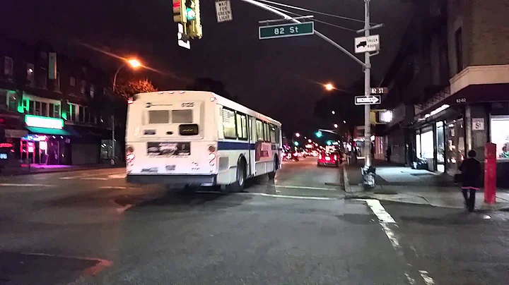 NYCT 1999 Orion V #6125 takeoff on Northern Blvd