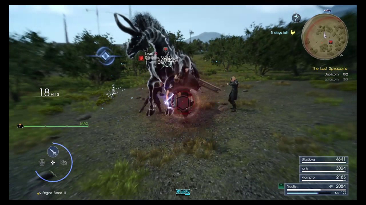 FINAL FANTASY XV Retrieving  the sturdy helixhorn